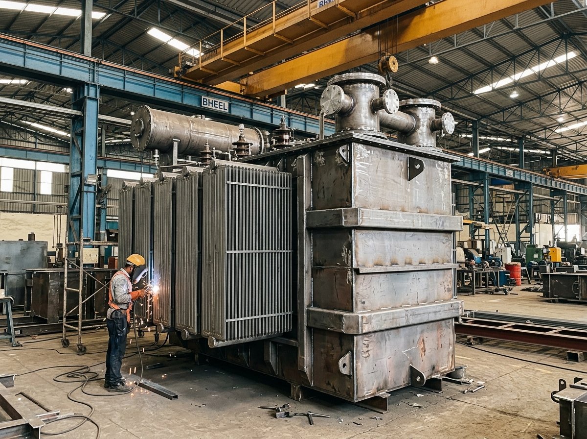Power transformer tank fabrication workshop in Govindpura Bhopal